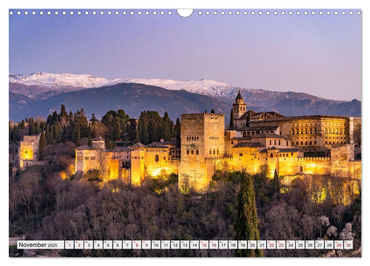 Bild: 9783383976476 | Andalusien - Granada (Wandkalender 2025 DIN A3 quer), CALVENDO...