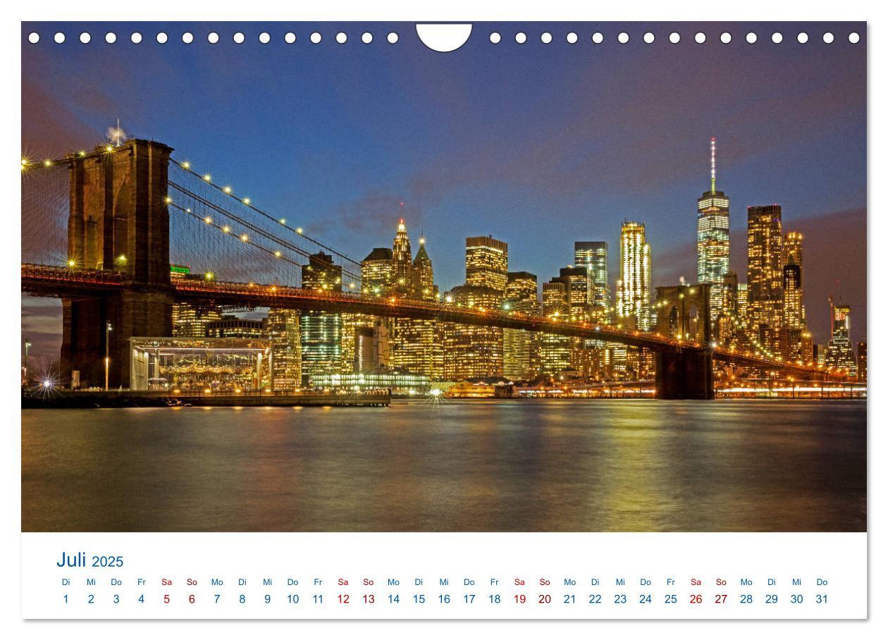 Bild: 9783435377725 | Die New Yorker City (Wandkalender 2025 DIN A4 quer), CALVENDO...