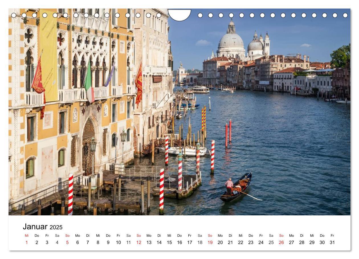 Bild: 9783435656349 | Die Attraktionen von Venedig (Wandkalender 2025 DIN A4 quer),...