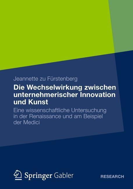 Cover: 9783834945082 | Die Wechselwirkung zwischen unternehmerischer Innovation und Kunst