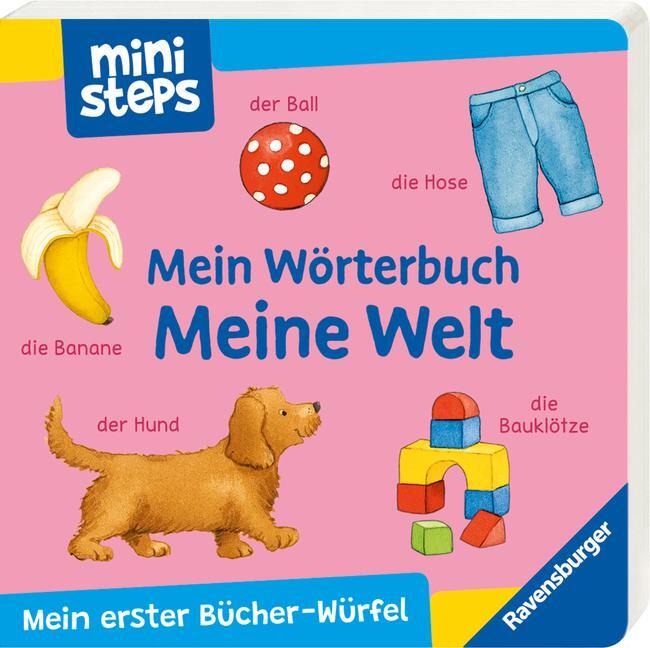 Bild: 9783473317714 | ministeps: Mein erster Bücher-Würfel: Meine ersten Wörter (Bücher-Set)