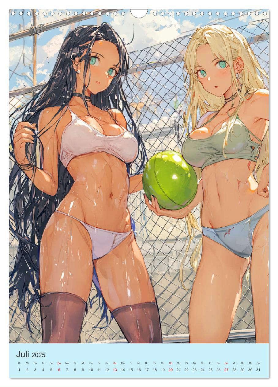 Bild: 9783457204795 | Erotische Manga-Girls. Sinnliche Cartoon-Kunst (Wandkalender 2025...