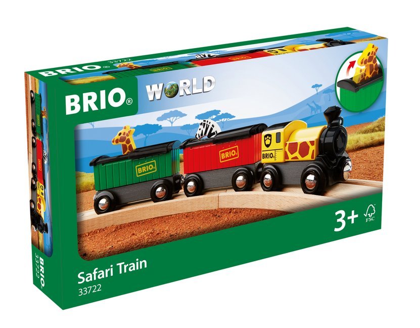 Cover: 7312350337228 | 33722 BRIO Safari-Zug | BRIO® | Spiel | In Schachtel | 63372200 | 2014