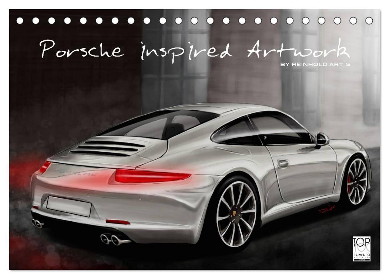 Cover: 9783435497973 | Porsche inspired Artwork by Reinhold Art´s (Tischkalender 2025 DIN...