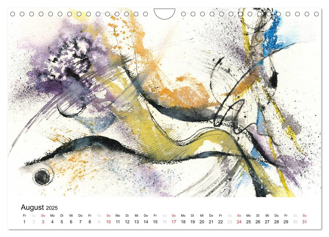 Bild: 9783435625185 | Abstrakte Aquarelle (Wandkalender 2025 DIN A4 quer), CALVENDO...