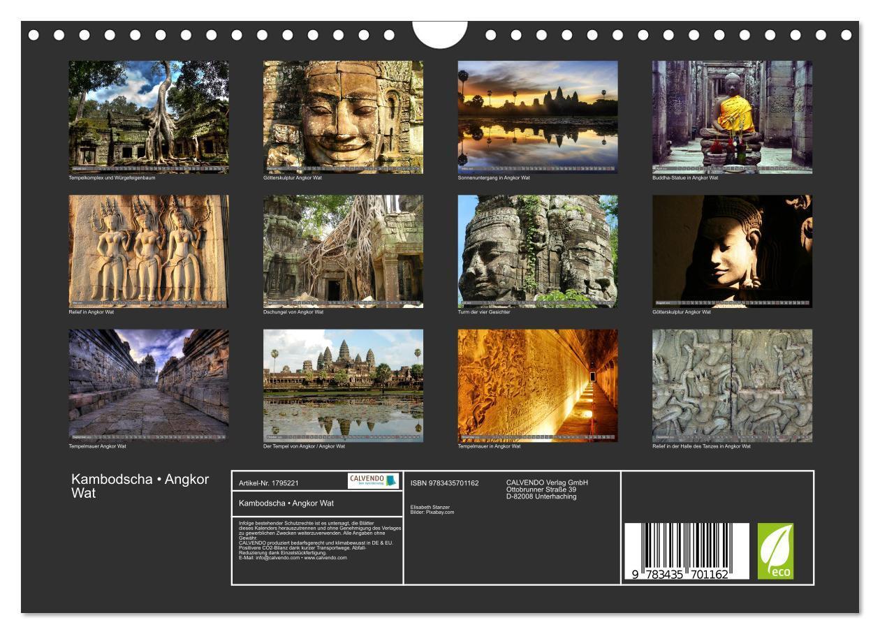 Bild: 9783435701162 | Kambodscha ¿ Angkor Wat (Wandkalender 2025 DIN A4 quer), CALVENDO...