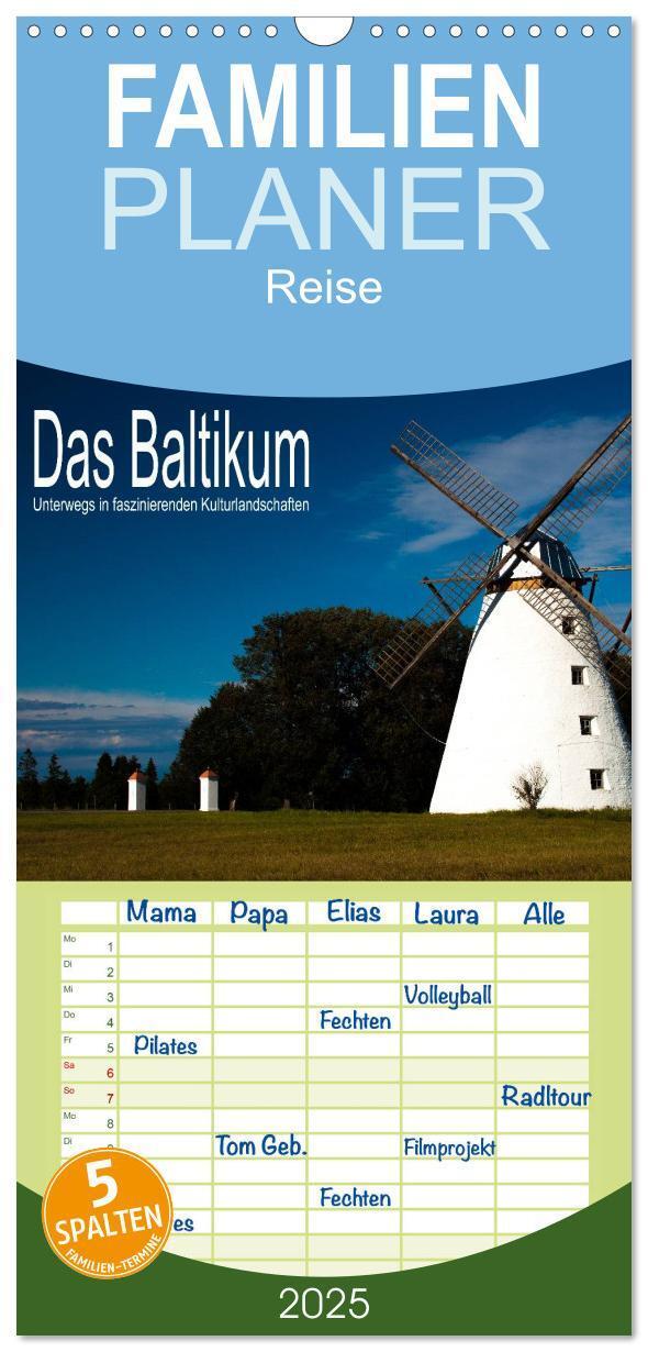 Cover: 9783457104156 | Familienplaner 2025 - Das Baltikum - Unterwegs in faszinierenden...