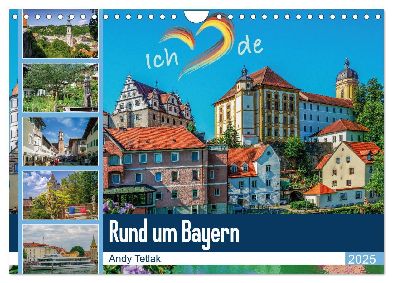 Cover: 9783435190379 | Rund um Bayern (Wandkalender 2025 DIN A4 quer), CALVENDO...