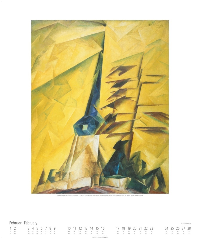 Bild: 9783839900147 | Lyonel Feininger Kalender 2025 | Lyonel Feininger | Kalender | 14 S.