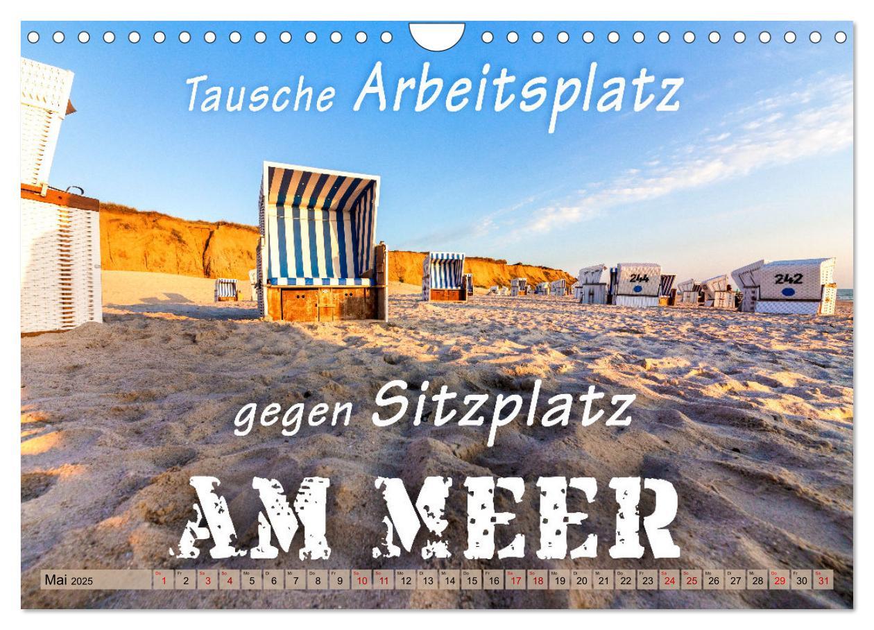 Bild: 9783435053711 | Sehnsucht zum Meer (Wandkalender 2025 DIN A4 quer), CALVENDO...