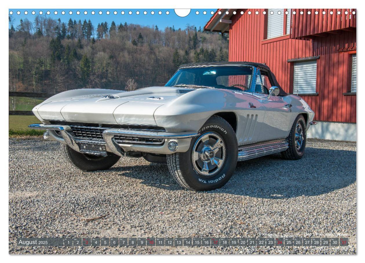 Bild: 9783435362882 | Corvette Oldtimer 2025 (Wandkalender 2025 DIN A3 quer), CALVENDO...