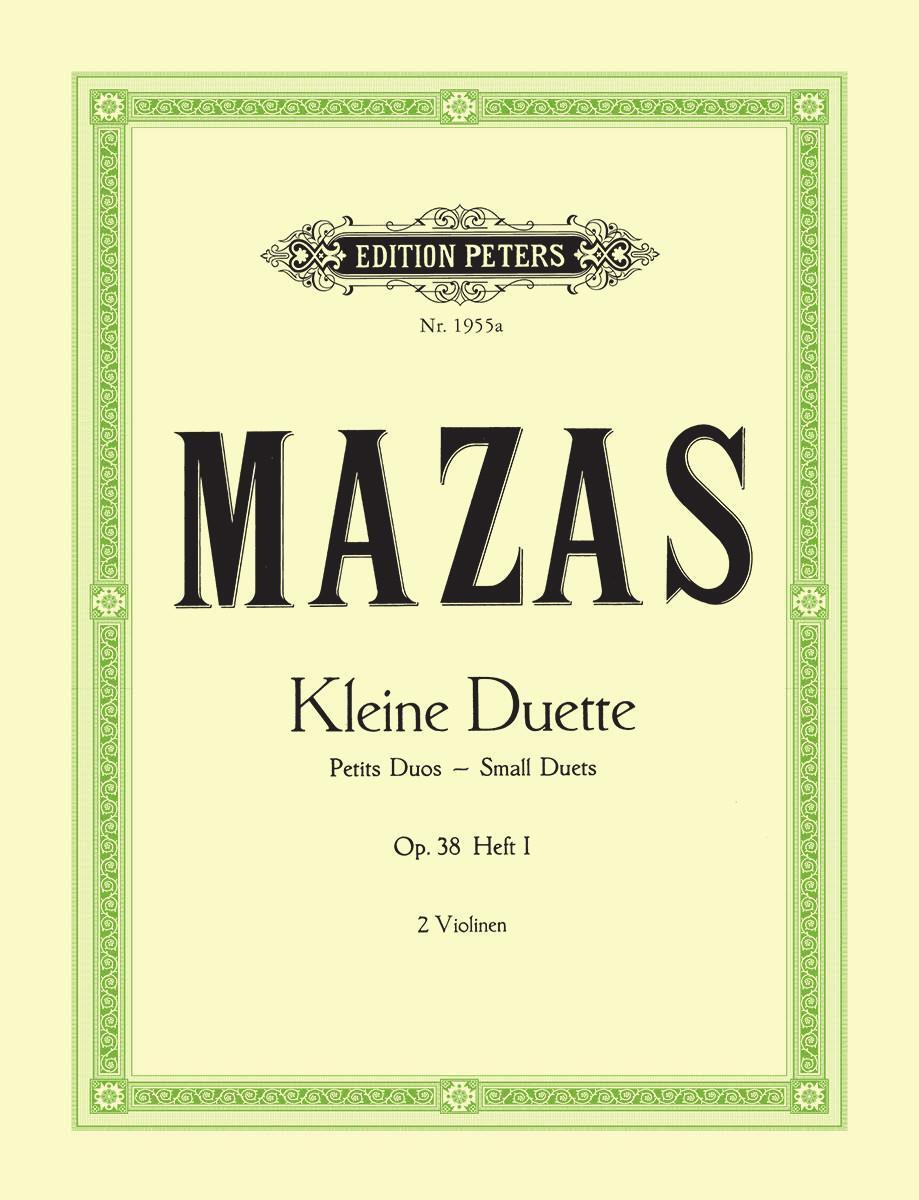 Cover: 9790014008888 | Kleine Duette op. 38 | Jacques-Féréol Mazas | Broschüre | 32 S. | 2001