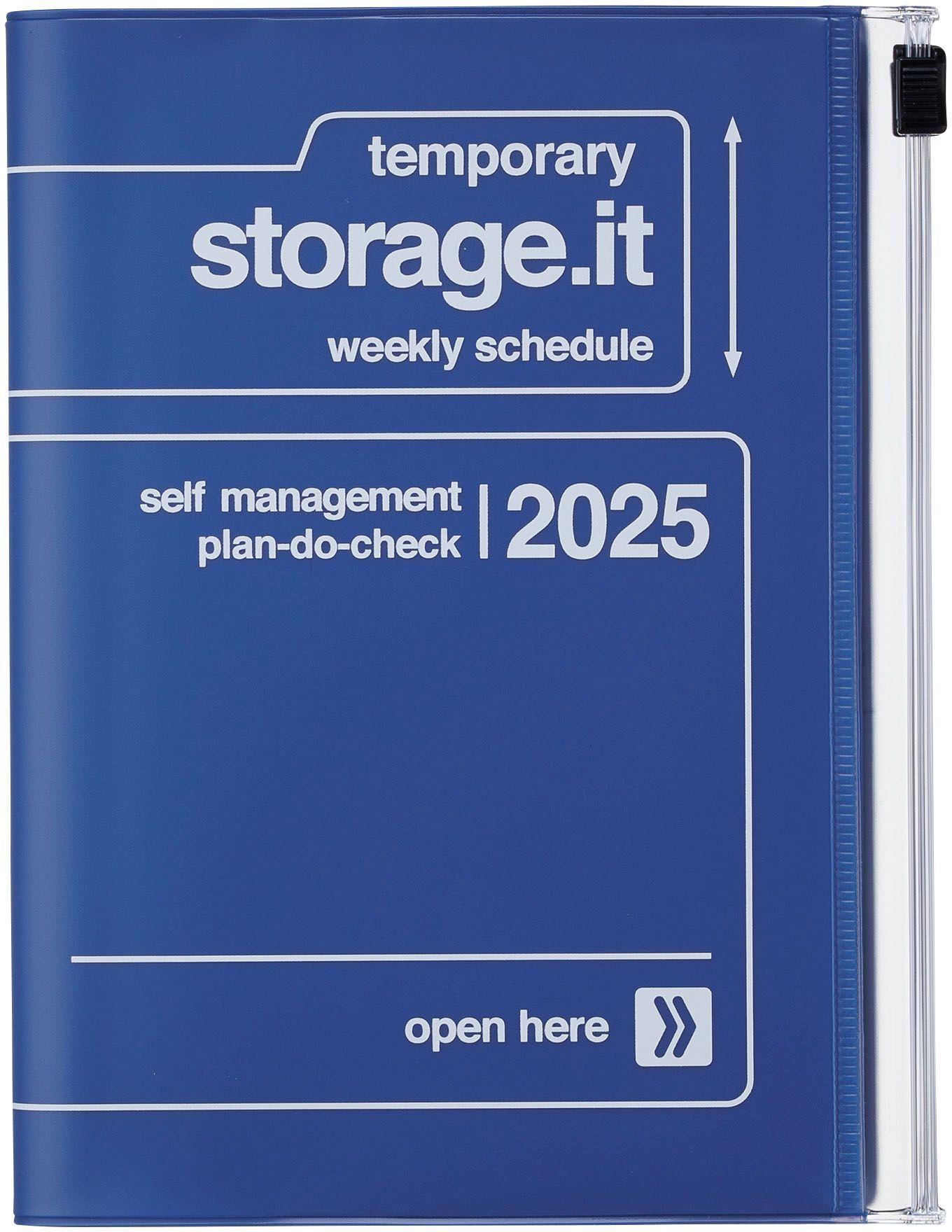 Cover: 4550045127508 | MARK'S 2024/2025 Taschenkalender A6 vertikal, Storage it // Navy