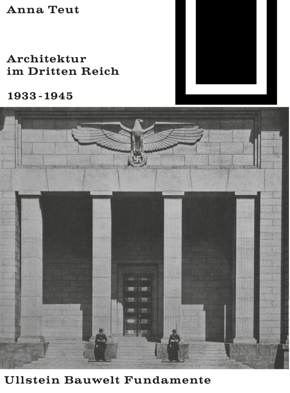 Cover: 9783035600087 | Architektur im Dritten Reich 1933 - 1945 | Anna Teut | Taschenbuch