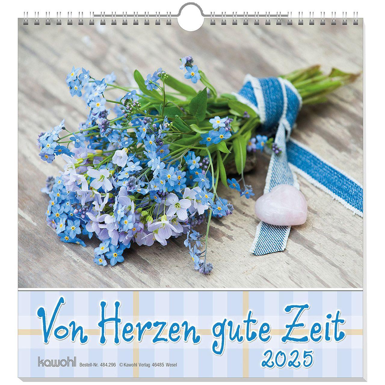 Cover: 9783754829653 | Von Herzen gute Zeit 2025 | Maße (B/H): 30 x 31 cm, Wandkalender