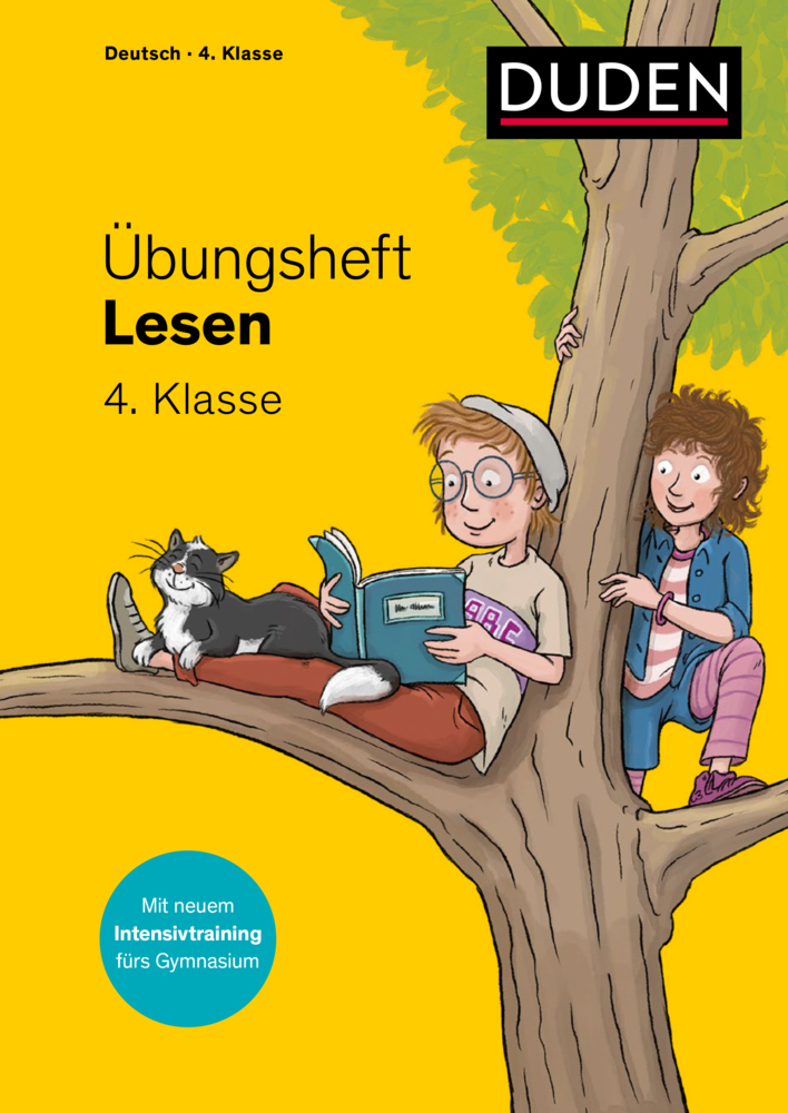 Cover: 9783411747924 | Übungsheft - Lesen 4. Klasse | Mit Stickern und Lernerfolgskarten