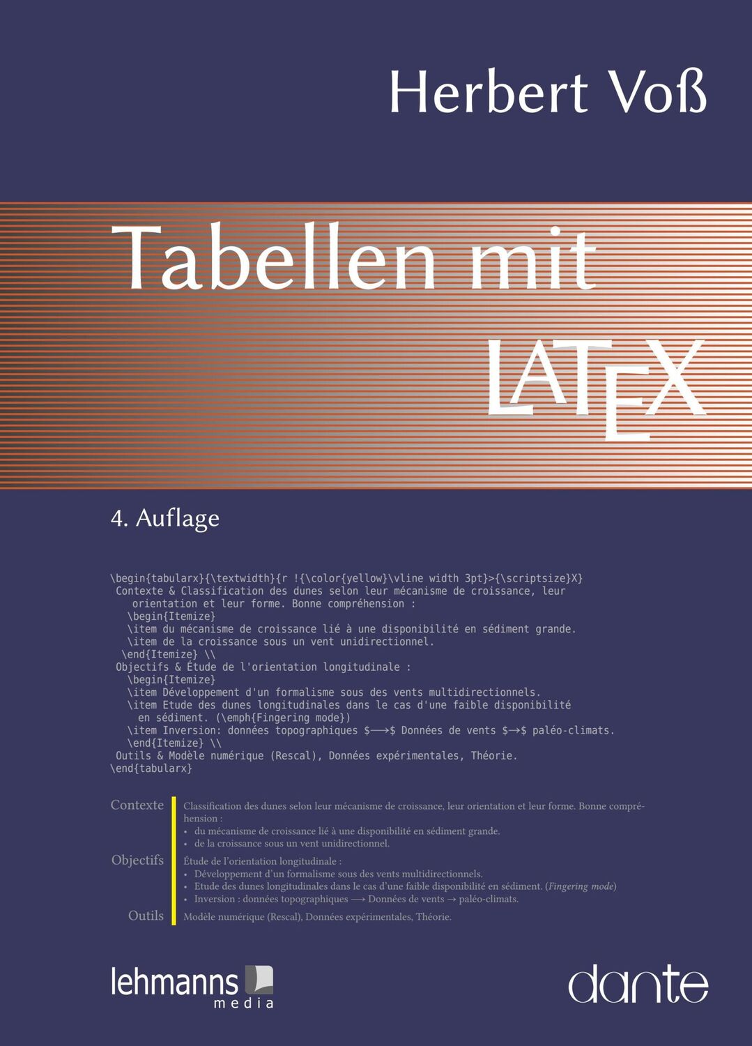 Cover: 9783965433779 | Tabellen mit LaTeX | Herbert Voß | Taschenbuch | 272 S. | Deutsch