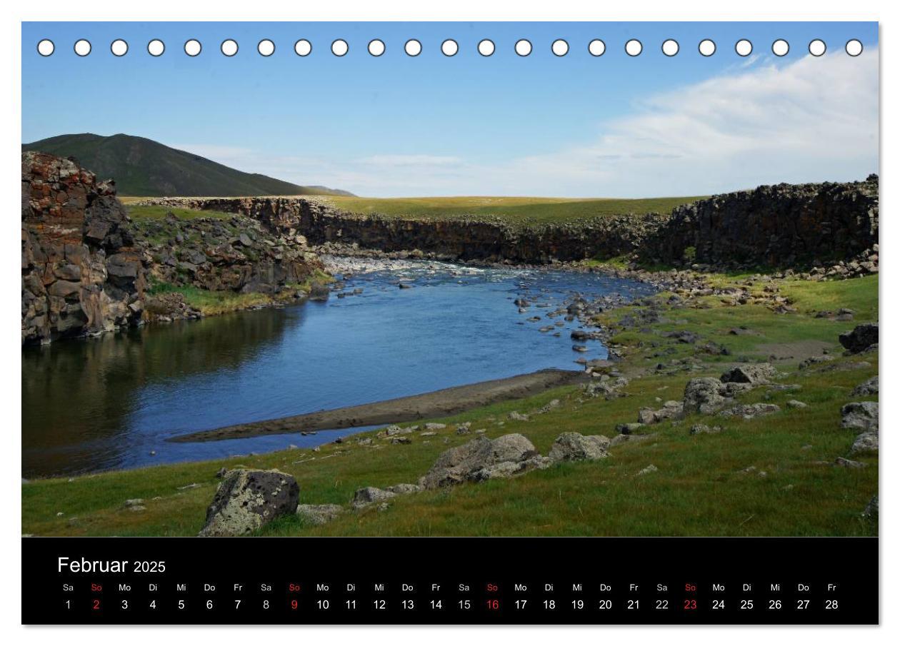 Bild: 9783435718368 | Einsame Mongolei (Tischkalender 2025 DIN A5 quer), CALVENDO...