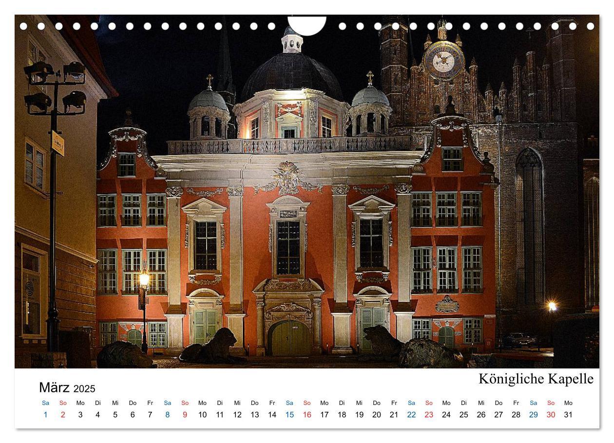 Bild: 9783435492459 | Das alte Danzig - Ein Stadtbummel am Abend (Wandkalender 2025 DIN...