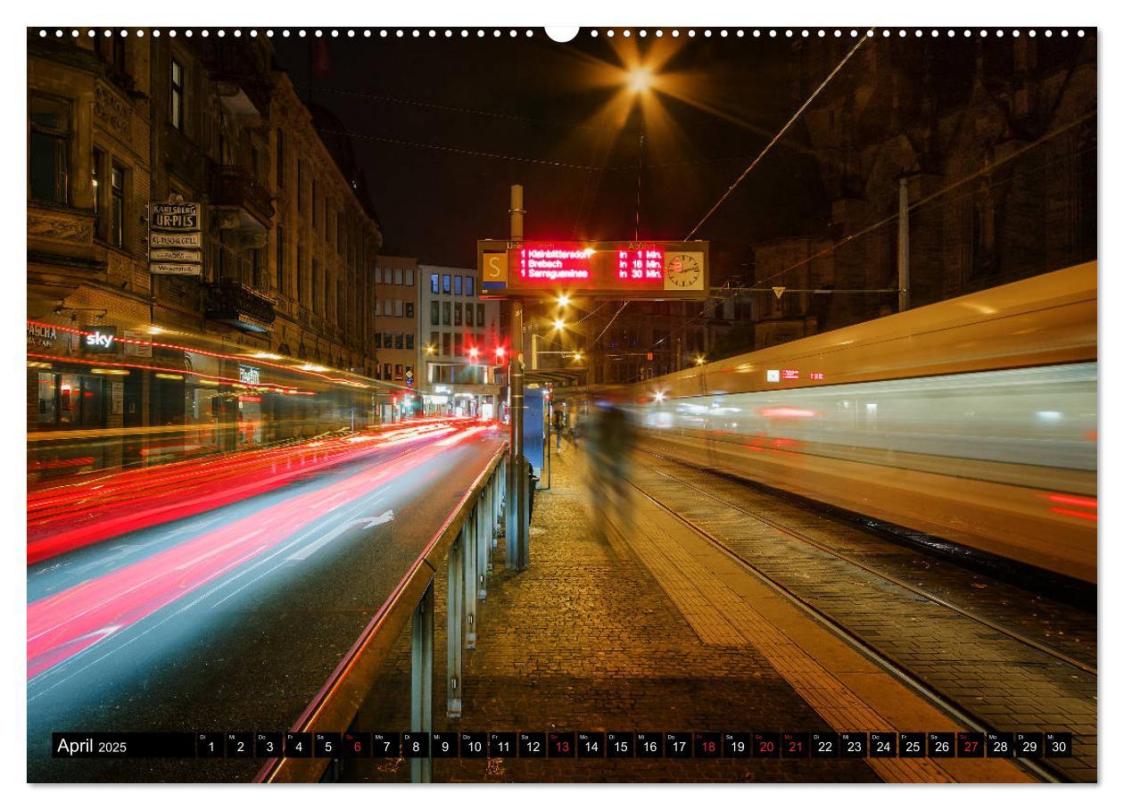 Bild: 9783435320516 | City Lights Saarbrücken (Wandkalender 2025 DIN A2 quer), CALVENDO...