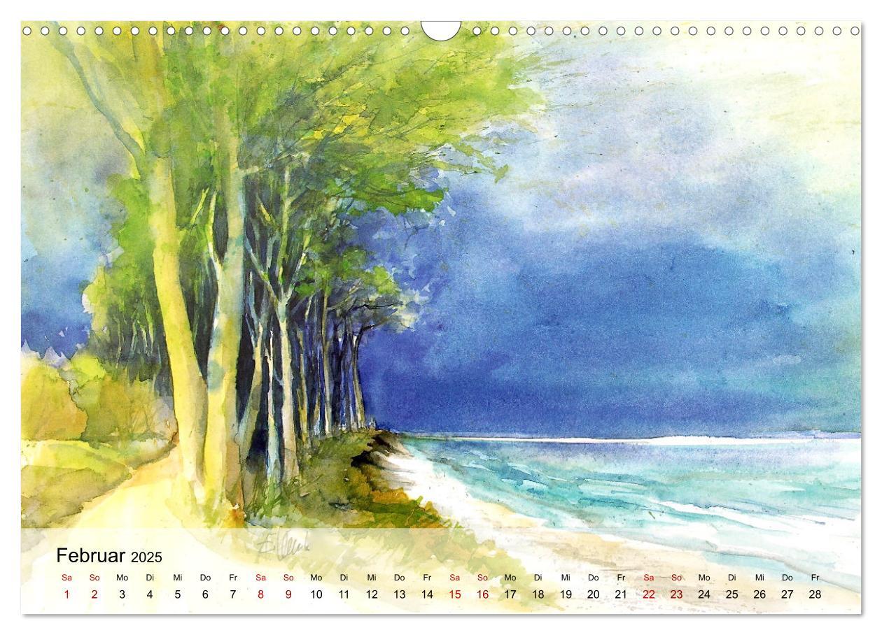 Bild: 9783383839573 | Aquarell auf Reisen - mit Eckard Funck (Wandkalender 2025 DIN A3...