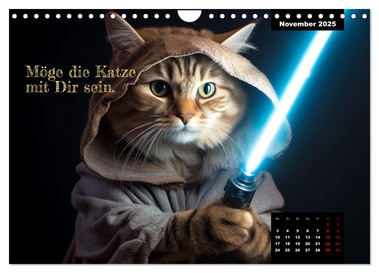 Bild: 9783383834912 | Katzen können alles, außer traurig. (Wandkalender 2025 DIN A4...