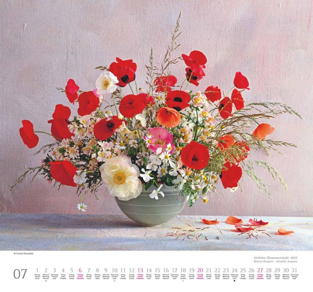 Bild: 4250809653075 | DUMONT - Geliebte Blumensträuße 2025 Wandkalender, 38x35,5cm,...