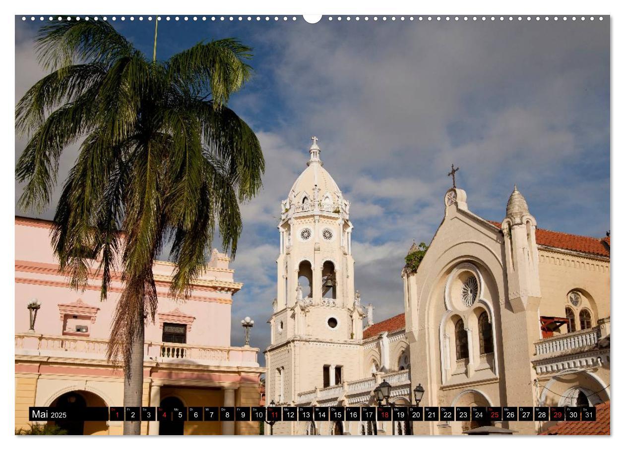 Bild: 9783435718122 | Panama Stadt (Wandkalender 2025 DIN A2 quer), CALVENDO Monatskalender