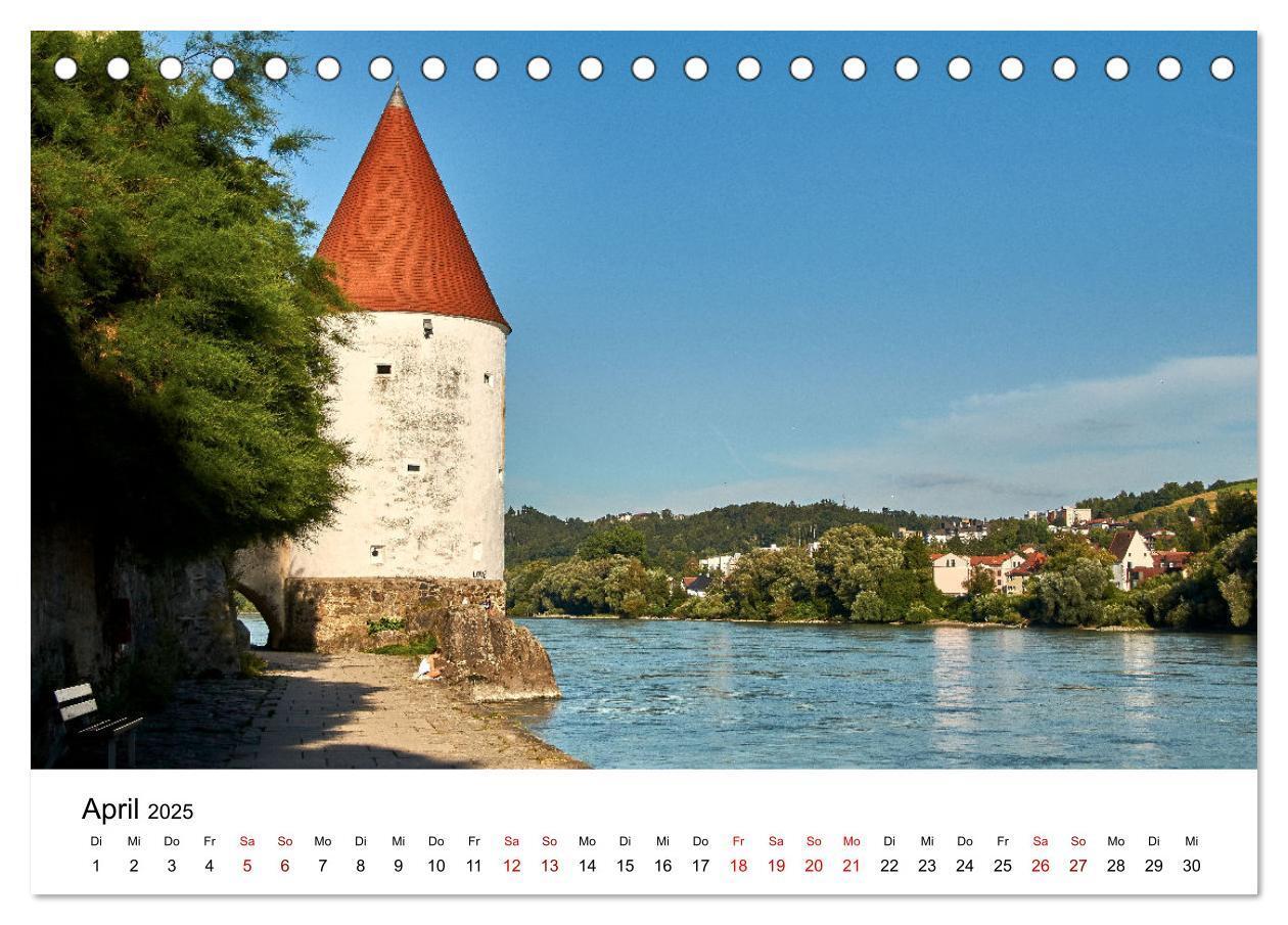 Bild: 9783435055739 | Impressionen aus Passau (Tischkalender 2025 DIN A5 quer), CALVENDO...