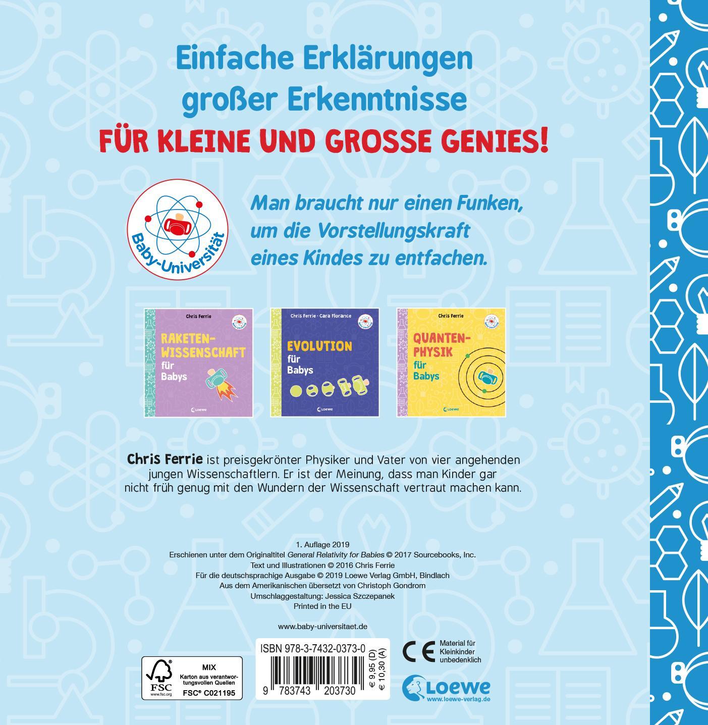 Rückseite: 9783743203730 | Baby-Universität - Allgemeine Relativitätstheorie für Babys | Ferrie