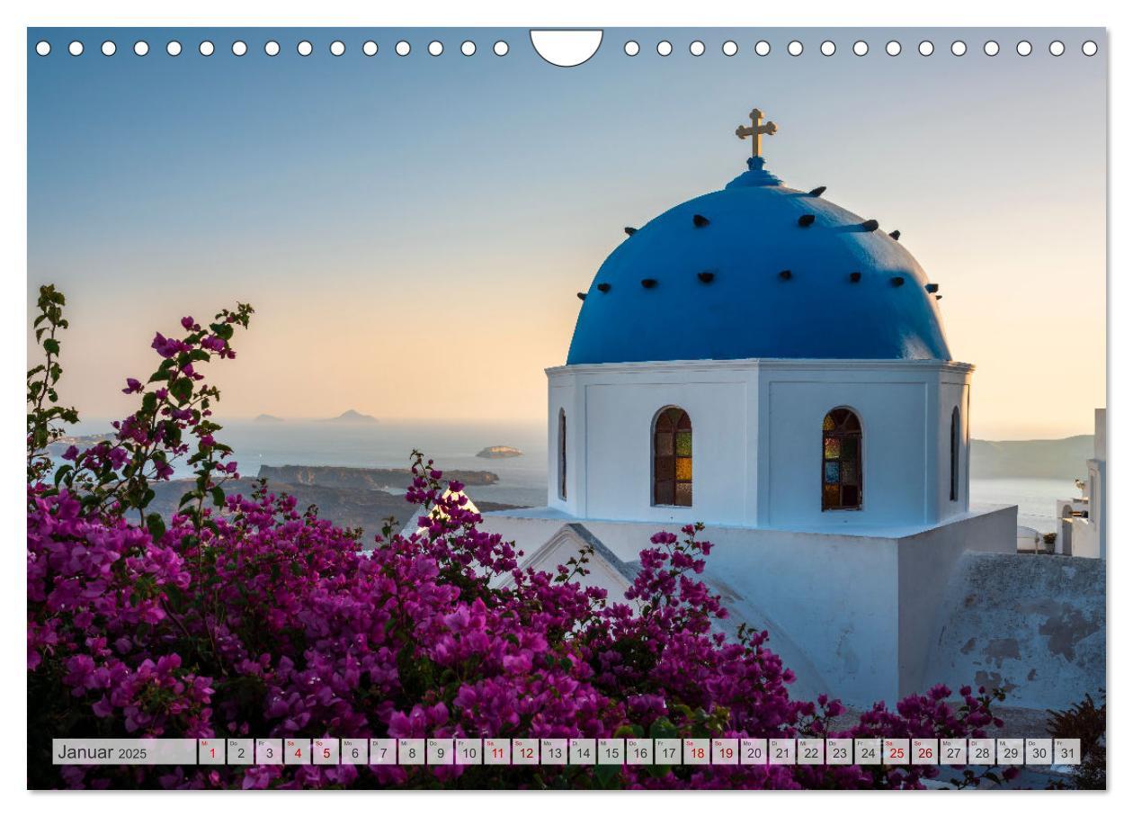 Bild: 9783383951268 | Wunderbares Santorini - Matteo Colombo (Wandkalender 2025 DIN A4...