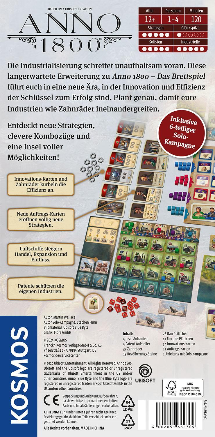 Bild: 4002051682309 | Anno 1800 - Die Erweiterung | Spiel | Martin Wallace | Spiel | 682309