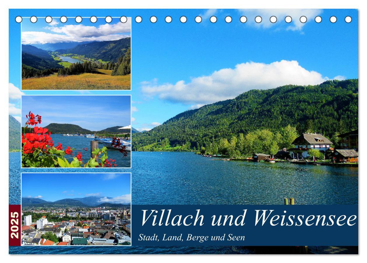 Cover: 9783435107612 | Villach und Weissensee - Stadt, Land, Berge und Seen (Tischkalender...