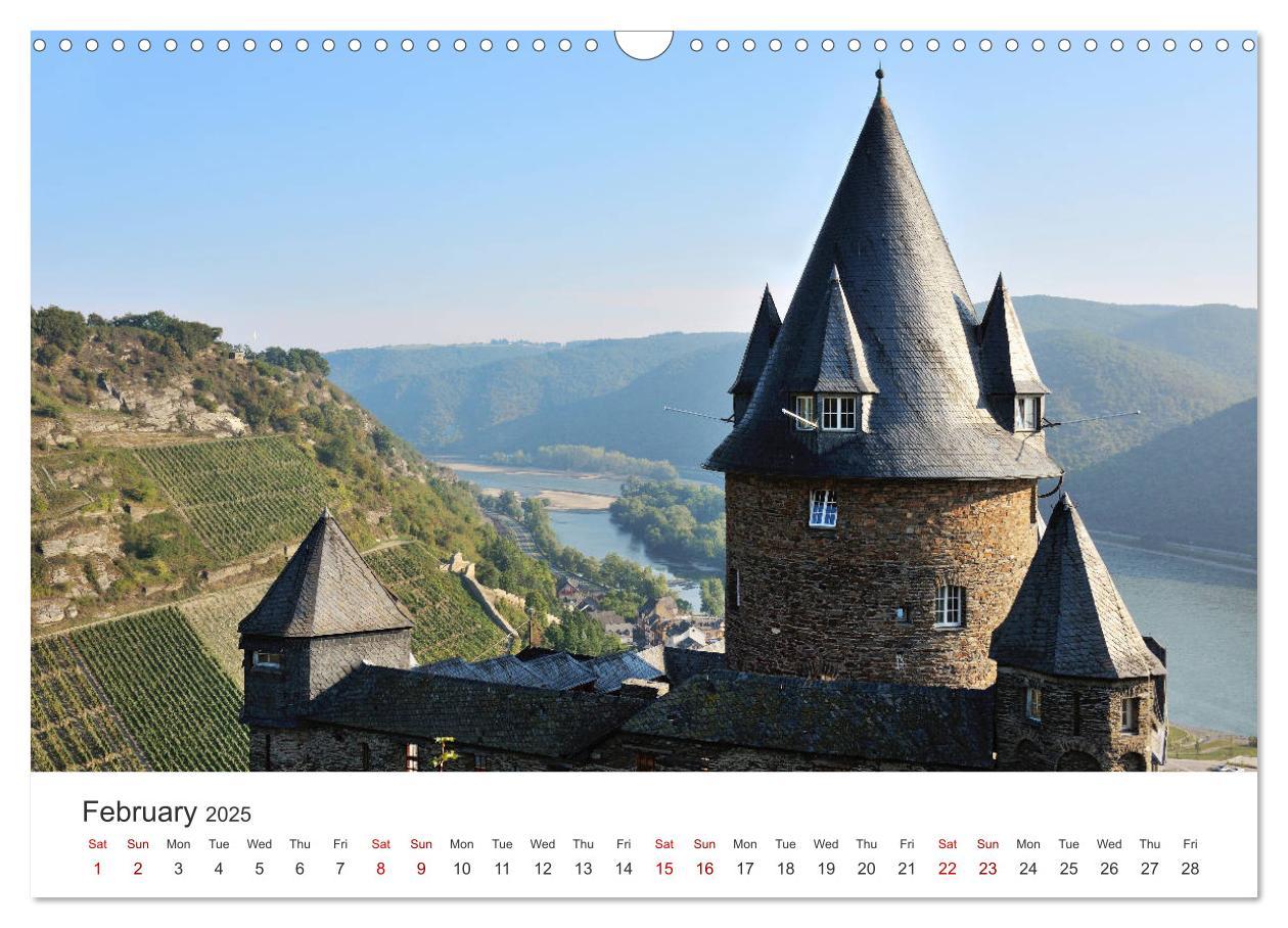 Bild: 9781325946815 | Rhine Valley and Castles (Wall Calendar 2025 DIN A3 landscape),...