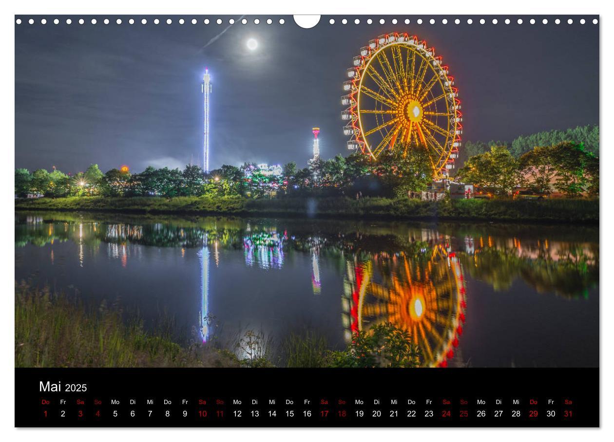 Bild: 9783435384143 | Regensburg bei Nacht (Wandkalender 2025 DIN A3 quer), CALVENDO...