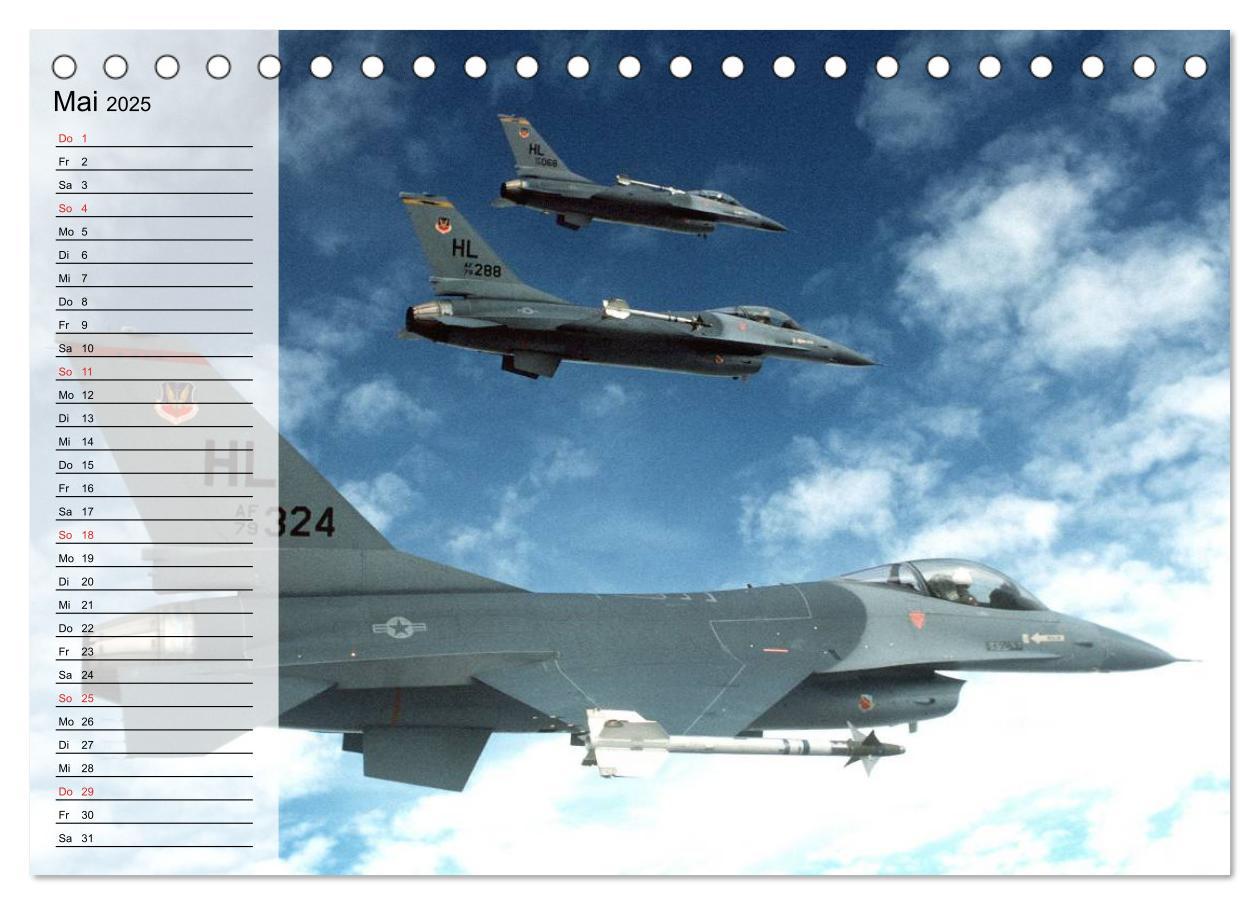 Bild: 9783435528943 | Kriegstechnik. Kampfjet-Impressionen (Tischkalender 2025 DIN A5...