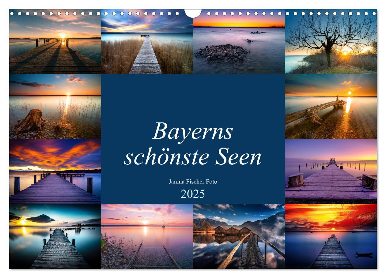 Cover: 9783435139187 | Schöne Seen in Bayern (Wandkalender 2025 DIN A3 quer), CALVENDO...