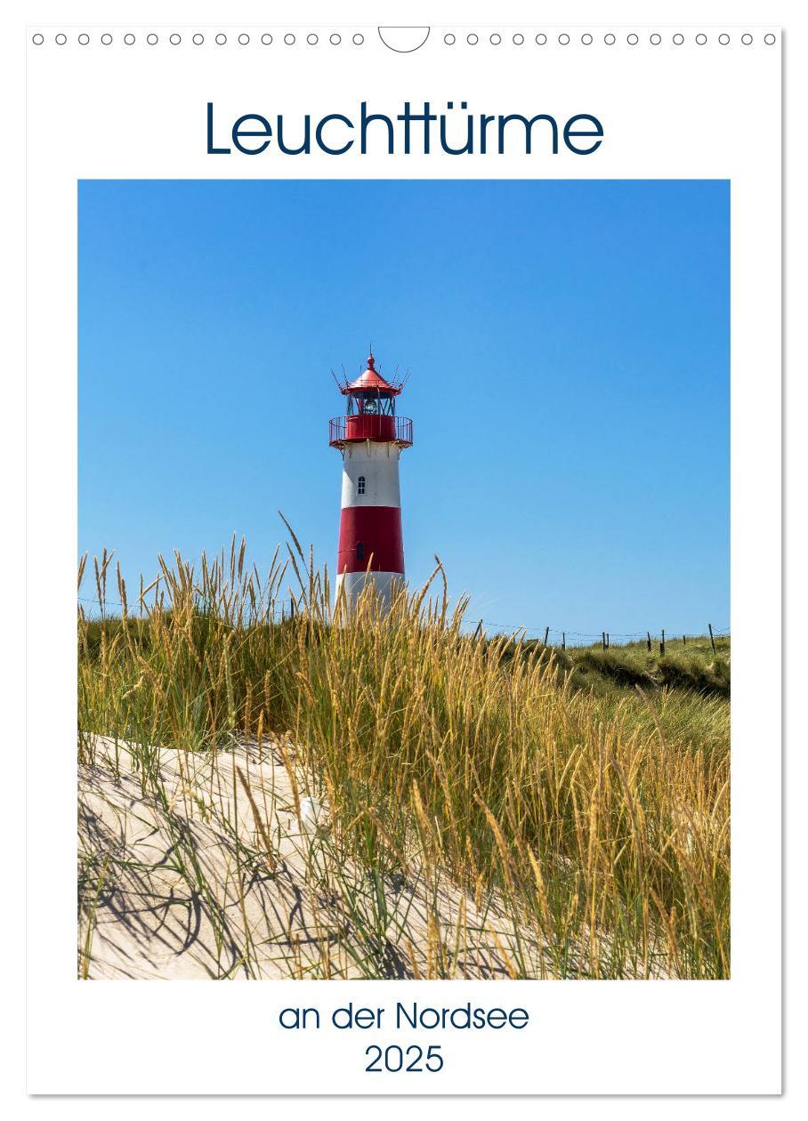 Cover: 9783435990320 | Leuchttürme an der Nordsee (Wandkalender 2025 DIN A3 hoch),...