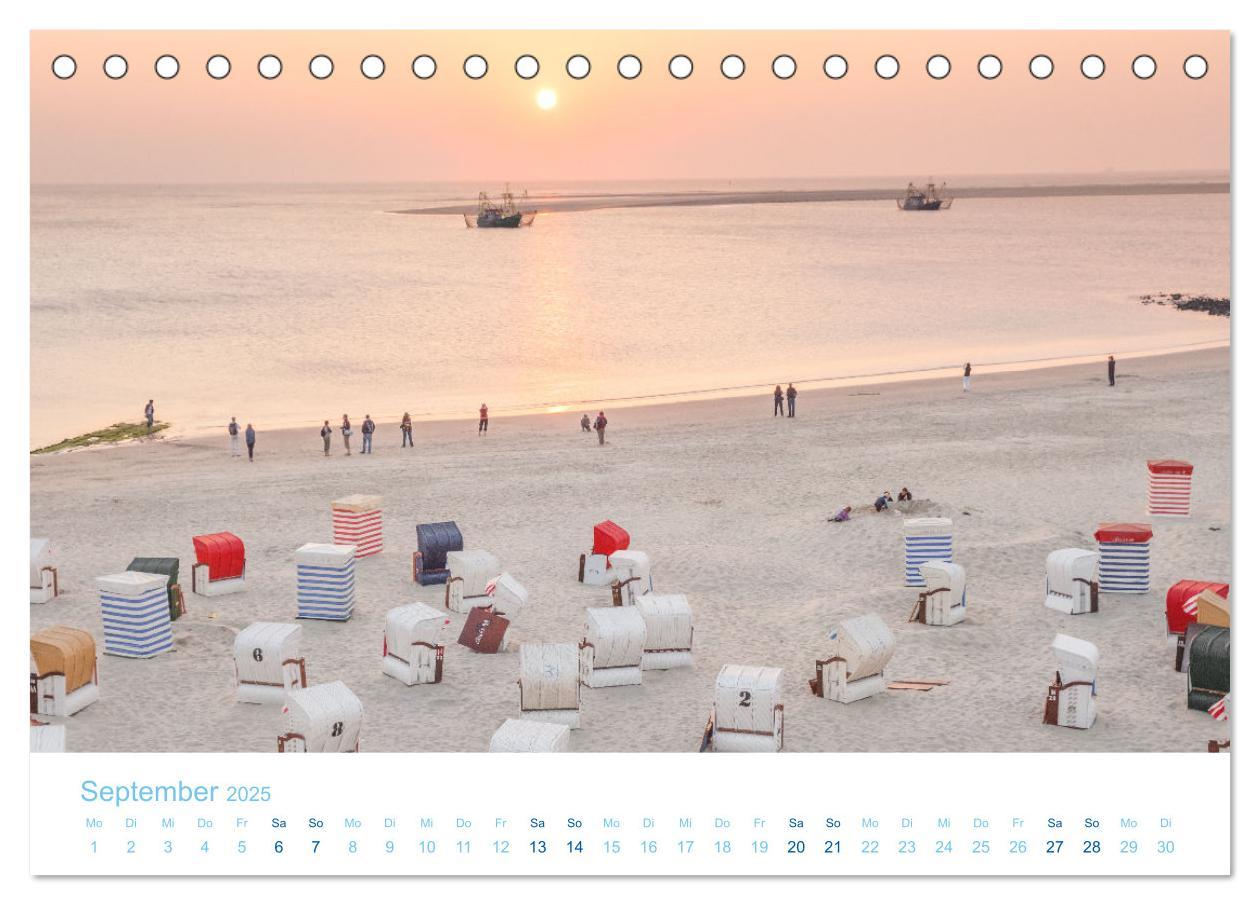 Bild: 9783435073986 | Moin Borkum (Tischkalender 2025 DIN A5 quer), CALVENDO Monatskalender