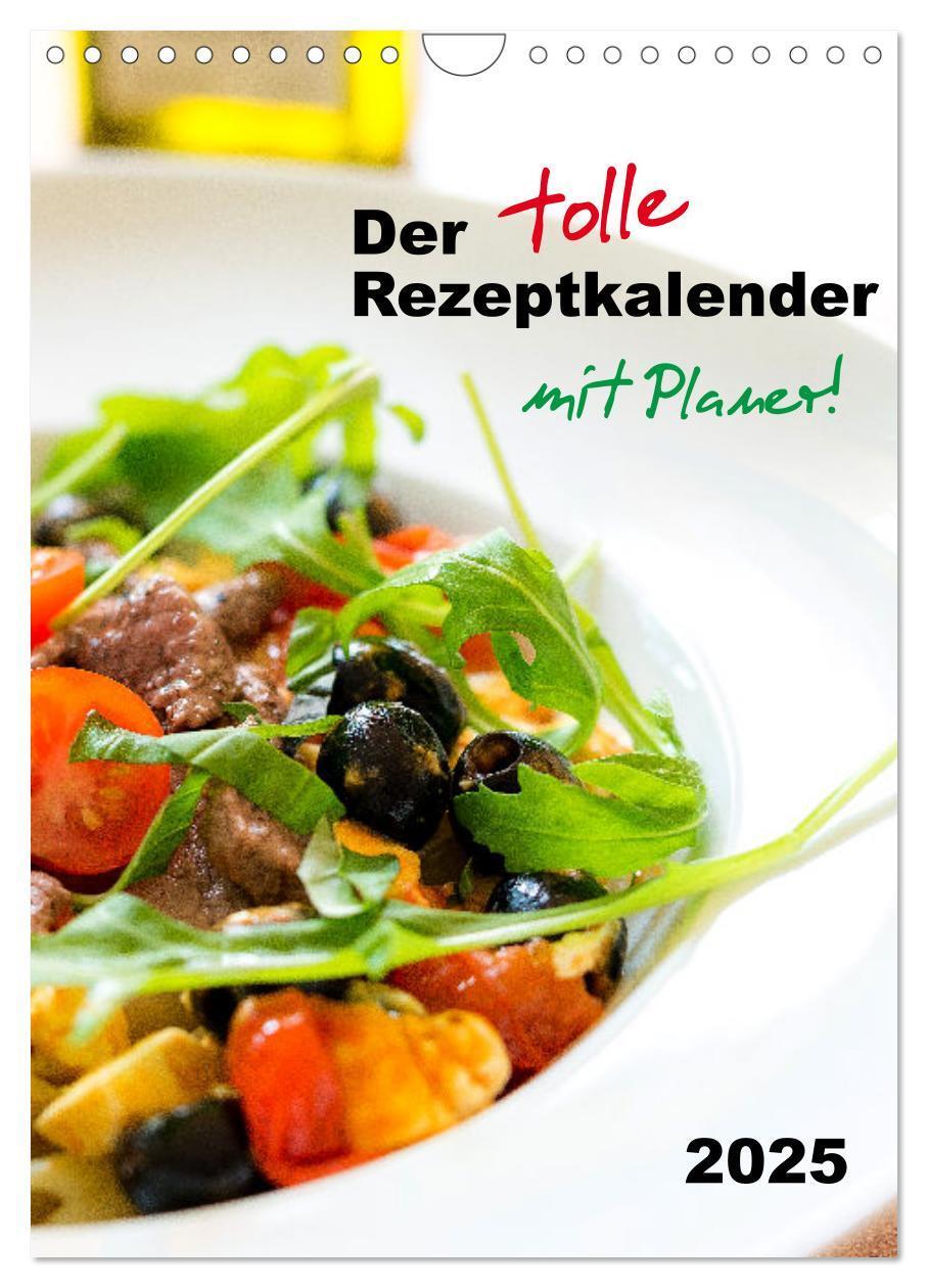 Cover: 9783435932573 | Der tolle Rezeptkalender (Wandkalender 2025 DIN A4 hoch), CALVENDO...