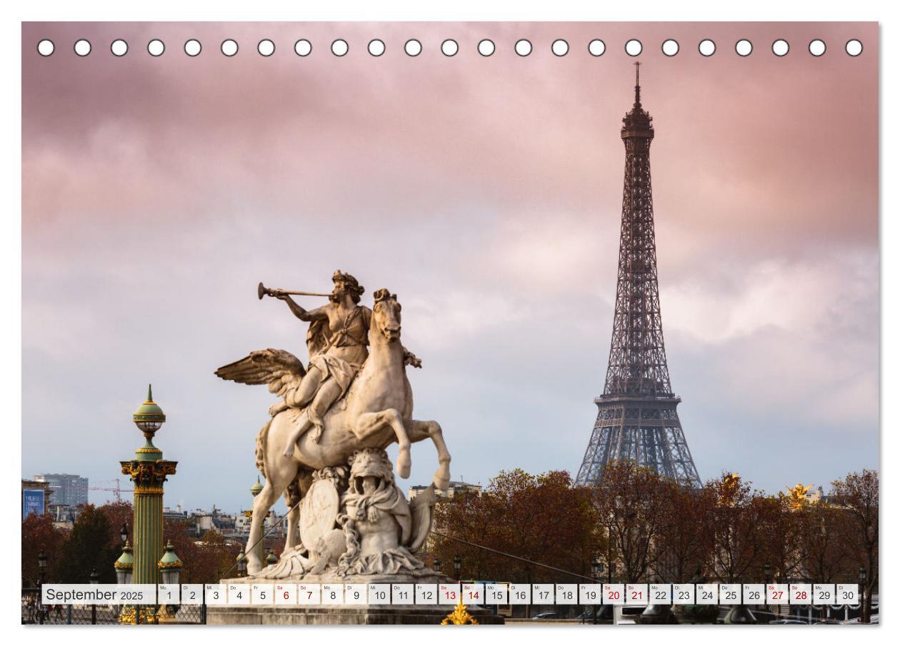 Bild: 9783435040032 | Paris - La Ville Lumière (Tischkalender 2025 DIN A5 quer), CALVENDO...