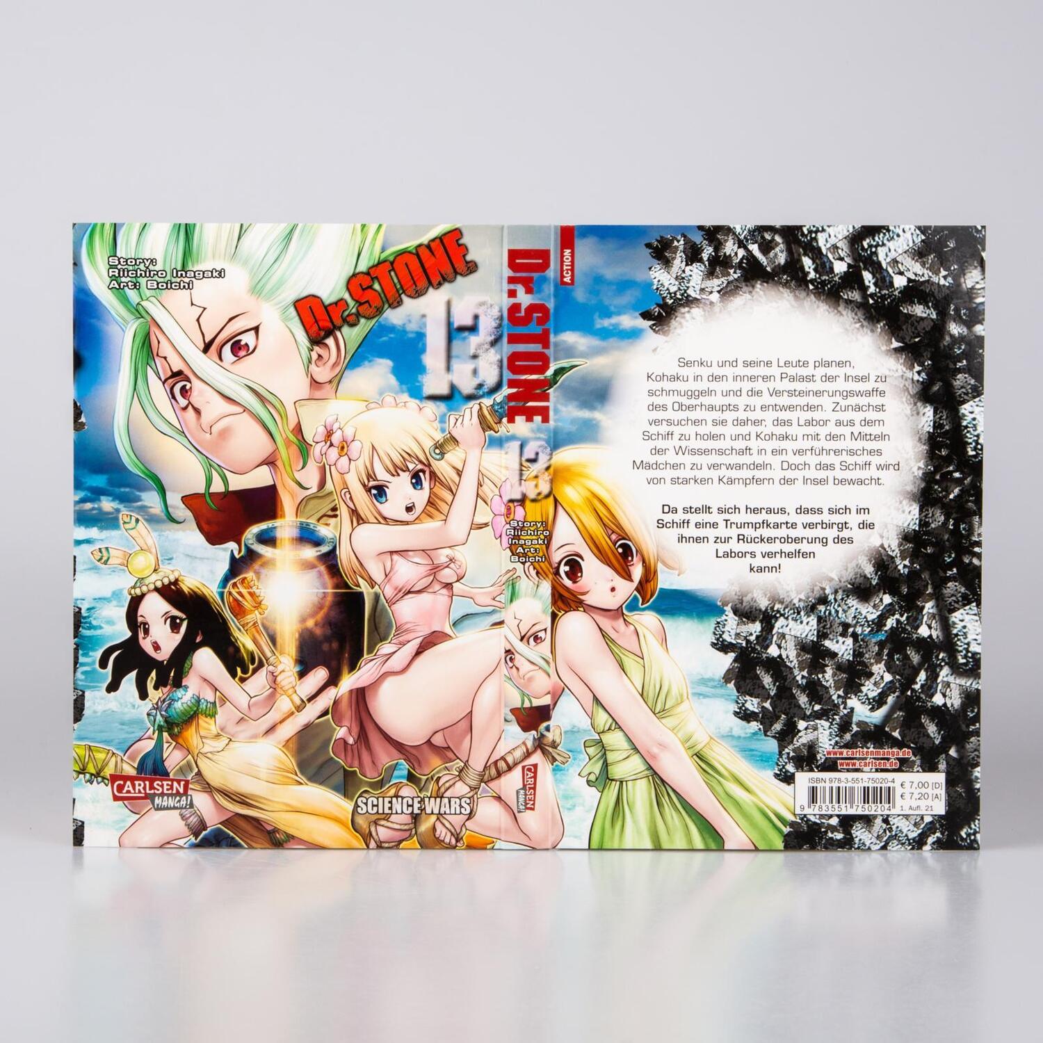 Bild: 9783551750204 | Dr. Stone 13 | Verrückte Abenteuer, Action und Wissenschaft! | Buch