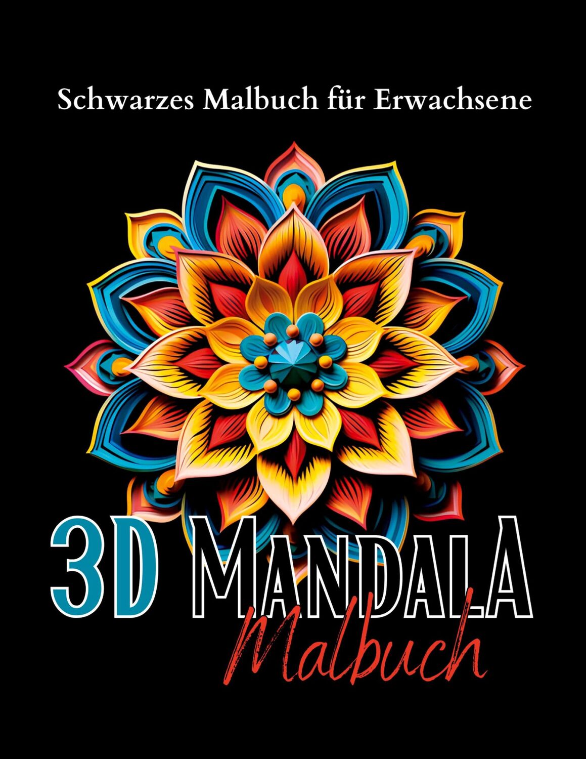 Cover: 9783347968660 | Schwarzes ¿Mandala Malbuch für Erwachsene¿. | Malbücher | Taschenbuch