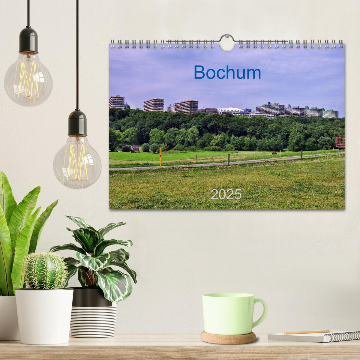 Bild: 9783435736737 | Bochum / Geburtstagskalender (Wandkalender 2025 DIN A4 quer),...