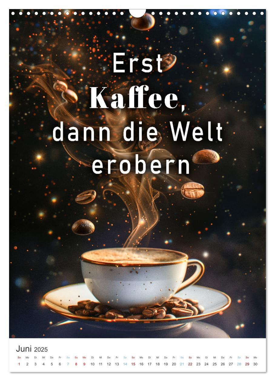 Bild: 9783383820151 | Kaffeegenuss für die Seele (Wandkalender 2025 DIN A3 hoch),...