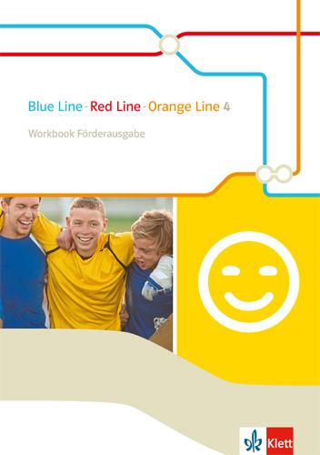 Cover: 9783125489141 | Blue Line - Red Line - Orange Line 4. Workbook Förderausgabe | 48 S.