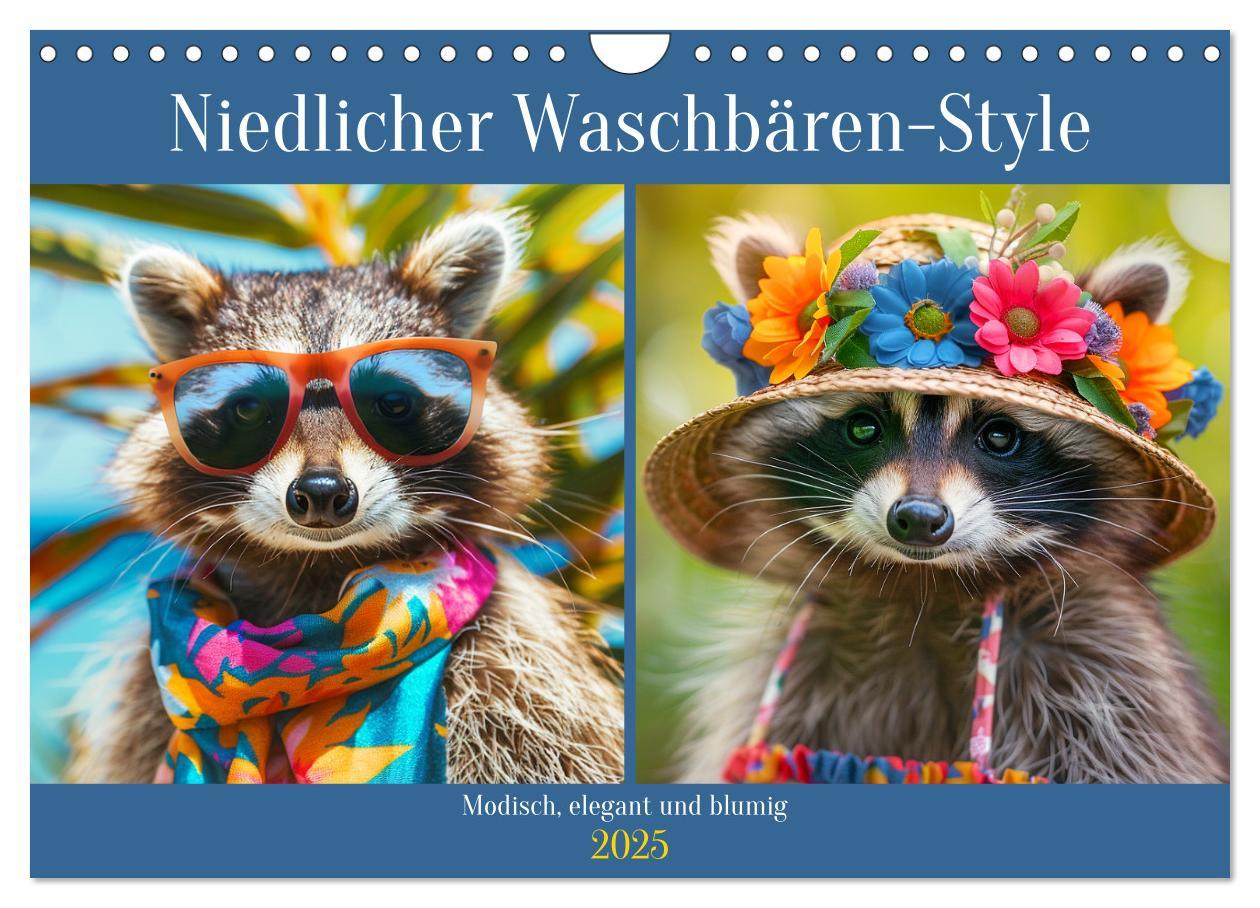 Cover: 9783435472093 | Niedlicher Waschbären-Style. Modisch, elegant und blumig...