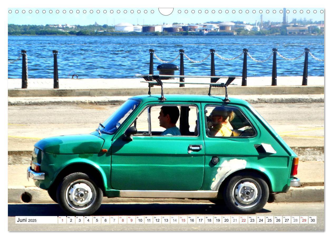 Bild: 9783435205011 | Polski Fiat 126p - Kult auf Kuba (Wandkalender 2025 DIN A3 quer),...