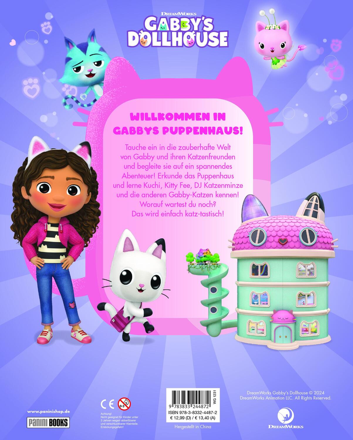 Rückseite: 9783833244872 | Gabby's Dollhouse: Willkommen in Gabbys Puppenhaus! | Buch | 32 S.