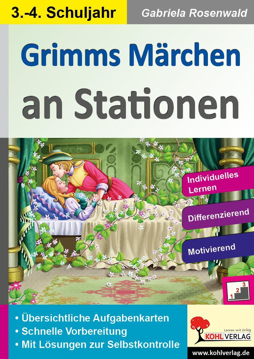 Cover: 9783966241328 | Grimms Märchen an Stationen / Klasse 3-4 | Gabriela Rosenwald | Buch